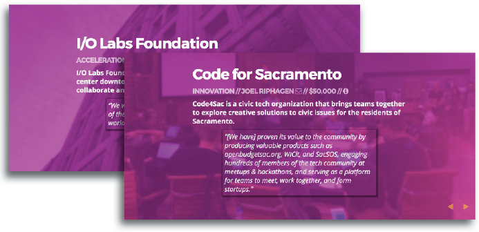 Code for Sacramento and I/O Labs Foundation slides