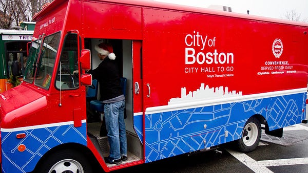 City of Boston "City Hall To Go" truck
